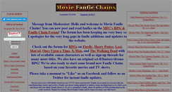 Desktop Screenshot of moviefanficchains.com