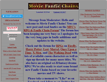 Tablet Screenshot of moviefanficchains.com